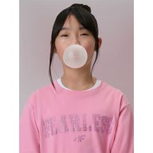 Locker geschnittenes Mädchen-T-Shirt mit Aufdruck 4F 4FJRSS26TTSHF3453-56S