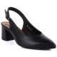 Schwarze Sergio Leone SK463 Pumps für Damen mit Riemen