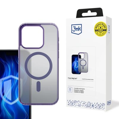17. 3mk Frosty MagCase Lila Hülle für Apple iPhone 16 Pro Max - Lila