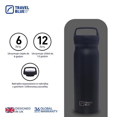 2. TRAVEL BLUE THERMOSFLASCHE SCHWARZ