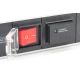 4. Digitus PDU 19" Rackmount-Steckdosenleiste, 7 Schuko-Steckdosen, 2,0 m Kabel, 1 Unischuko-Stecker, 16 A, Ein/Aus-Schalter, Überspannungsschutz, Aluminiumprofil