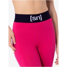 Damen-Thermoleggings SUPER.NATURAL W Tundra 175 Tight, rosa