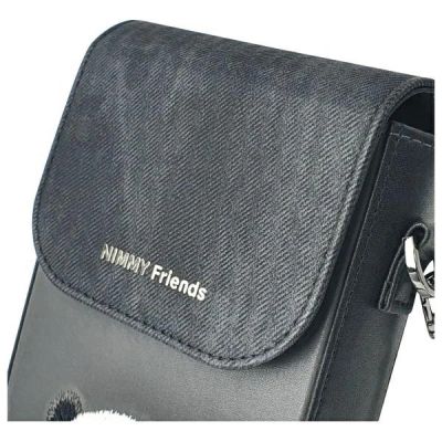4. Nimmy Big Eyed Pet 2.0 Panda Handytasche - Schwarz