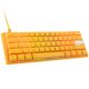 12. Ducky One 3 MINI Gelbe GATA-1746 RGB LED Gaming-Tastatur - MX-Clear (US)