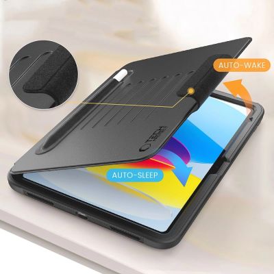 4. Tech-Protect SC Pen iPad 10,9" 2022 (10. Gen.) / 11" 2025 (11. Gen.) Hülle - Schwarz