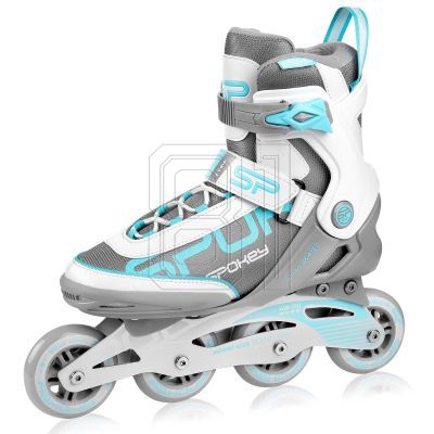 4. Spokey Prime Pro WH/TQ 38 926966 Inlineskates