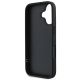 7. DKNY – Gesteppte iPhone 16-Hülle mit Stapellogo – Schwarz