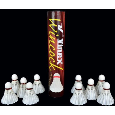 VINEX WINCOCK NR. 10 FEATHER BADMINTON SHUTTLES /10 Stück/ VSCO-W10