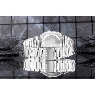 15. CASIO A163WA-1QES Unisex-Uhr + Box