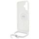 6. Karl Lagerfeld Crossbody IML Karl Head Magsafe Hülle für iPhone 16 – transparent