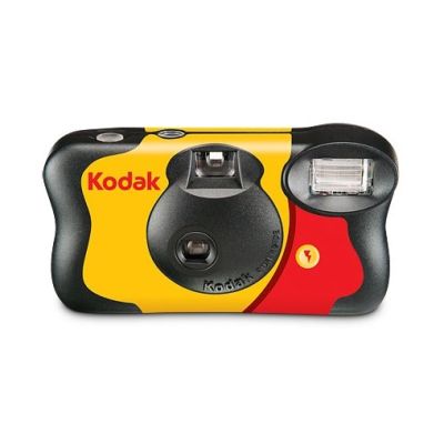 Kodak Fun Saver Einwegkamera, Digitalkamera, ISO 400, 27 Fotos + BLITZ mit Farbfilm und Blitz.