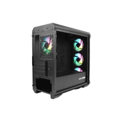40. NATEC Genesis Irid 503 ARGB NPC-1559 Gehäuse (Micro-ATX, Mini-ITX; Schwarz)