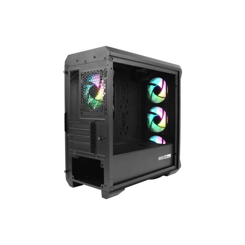 40. NATEC Genesis Irid 503 ARGB NPC-1559 Gehäuse (Micro-ATX, Mini-ITX; Schwarz)