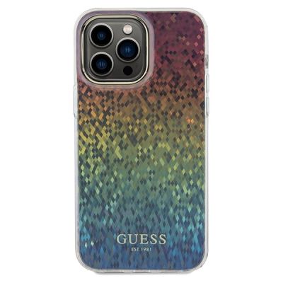 3. Guess IML Faceted Mirror Disco Iridescent Hülle für iPhone 13 Pro / 13 – mehrfarbig