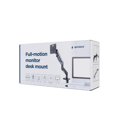 5. GEMBIRD Verstellbarer Schreibtischarm/Monitorhalter 17-32 Tragkraft bis zu 10 kg