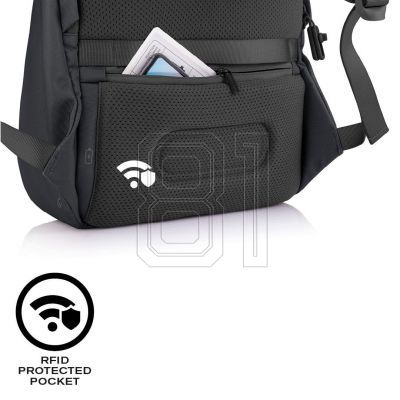 31. XD DESIGN ANTI-DIEBSTAHL-RUCKSACK BOBBY SOFT SCHWARZ P/N: P705.791
