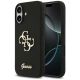 Guess Silikonhülle mit großem 4G-Schriftzug für iPhone 17 – Schwarz