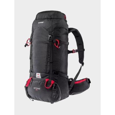 8. HI-TEC STONE 50 SCHWARZ/ROT Wanderrucksack