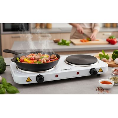 5. ESPERANZA Elektroherd Yellowstone 1500W + 1000W EKH014W