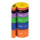 TPE-Fitnessband-Set – Power Band PT-S7, 4–82 kg, 7 TPE-Bänder, REBEL ACTIVE