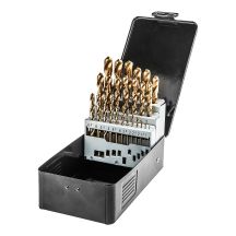 HSS-TiN-Metallbohrer 1,0–13,0 mm, 25er-Set