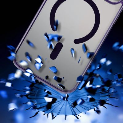 5. 3mk Frosty MagCase für iPhone 17 Pro Max – Lila