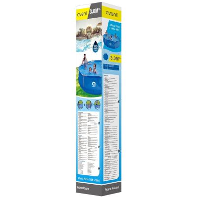 10. Ovaler Rahmenpool 300 x 76 cm 17798