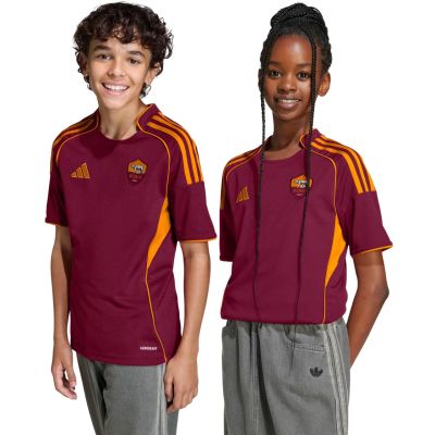 8. adidas AS Roma Heimtrikot 25/26, bordeauxrot, Kinder-Trikot JX2613