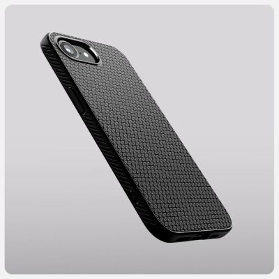16. Spigen Liquid Air Hülle für iPhone 16e / 17e – Mattschwarz
