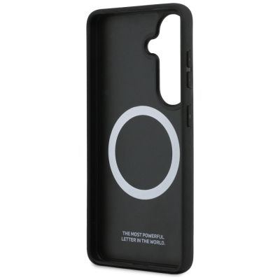 7. BMW M Kevlar Logo MagSafe Hülle für Samsung Galaxy S26 - Schwarz