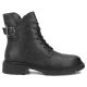 2. Schwarze Damen-Ankle-Boots aus Leder, Filippo DBT8018