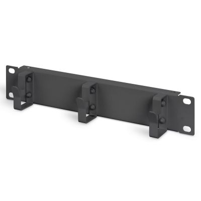 6. 10"-Netzwerkset: 12 HE Wandschrank, Ablage, Steckdosenleiste, 8-Port-Switch, Cat.6-Anschlussfeld, schwarz