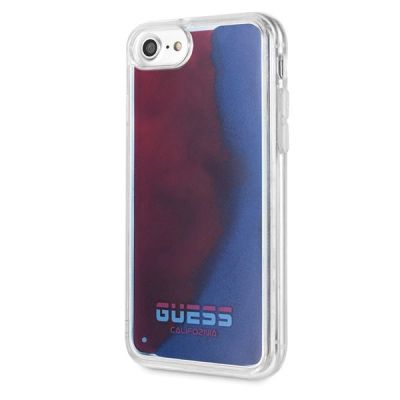 2. Guess California Glow in the dark Hülle für iPhone 7 / 8 / SE 2020 - rot