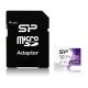 Silicon Power microSDXC Superior Pro 128GB V30 UHS-1 U3 A1 Speicherkarte + microSD-SD-Adapter