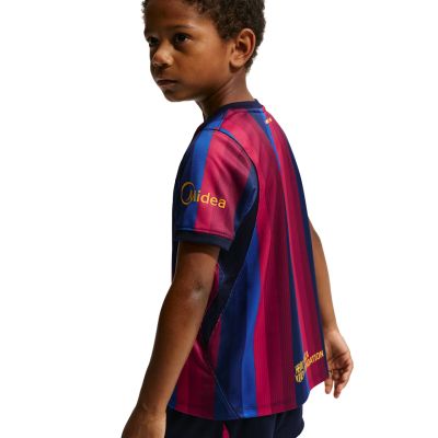 6. Nike FC Barcelona Stadium 2026 Fußballset für Kleinkinder bordeaux-marineblau II1625 683