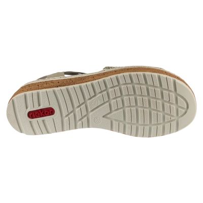 4. Rieker Sandalen 62741-52 Grün 37