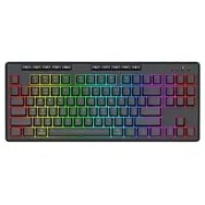 REDRAGON K516RGB-PRO SHIVA PRO 87 Tastatur USB + RF Wireless + Bluetooth Schwarz