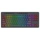 REDRAGON K516RGB-PRO SHIVA PRO 87 Tastatur USB + RF Wireless + Bluetooth Schwarz