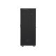 4. LANBERG Standschrank 19" 42U 800X1000 Glastür LCD Schwarz FF01-8042-12BL (Flachverpackung)