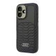 2. Audi Kunstleder MagSafe iPhone 16 6,1" schwarz/schwarz Hardcase AU-TPUPCMIP16-GT/D3-BK
