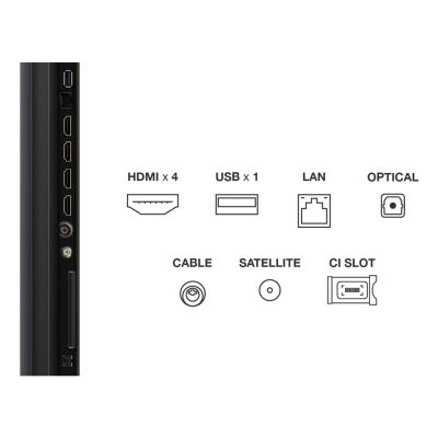 11. TCL 65C69K QD-Mini LED-Fernseher 65 Zoll 4K Ultra HD Google TV Dolby Atmos DVB-T2 Metallic