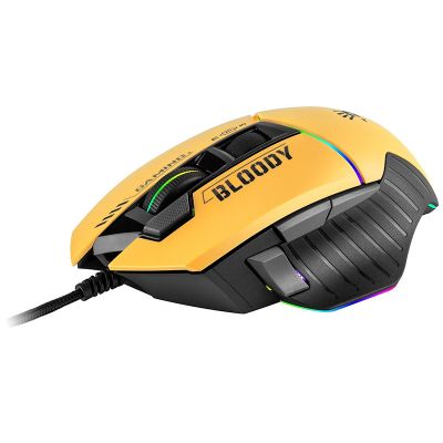 A4TECH W95MAX USB-Sportmaus in Limette A4TMYS47259