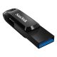 9. SanDisk Ultra Dual GO SDDDC3-128G-G46 USB-Stick (128 GB; USB 3.0, USB-C; schwarz)