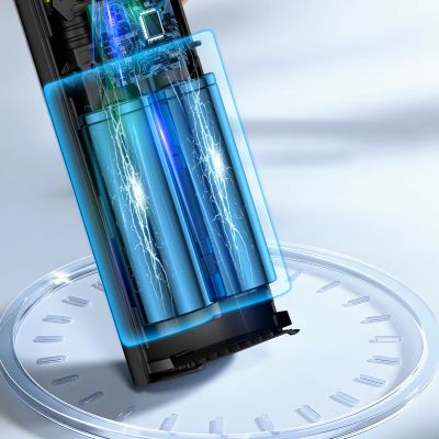 13. Wozinsky WPEP-8000 Kompressor, elektrische Pumpe, 8000-mAh-Powerbank, Taschenlampe – schwarz