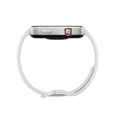 4. Xiaomi Redmi Watch 6 | Smartwatch | GPS (Satellit) | AMOLED | 2,07 Zoll | Wasserdicht | Silbergrau