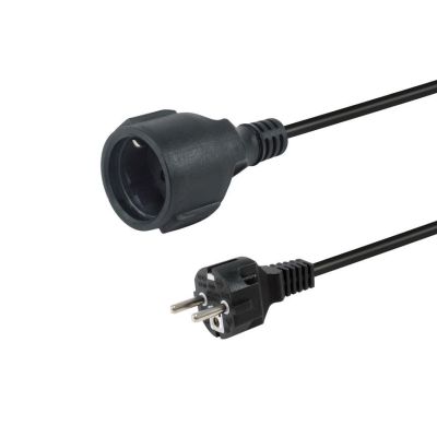 Equip 112183 Netzkabel Schwarz 10m CEE7/7 CEE7/3