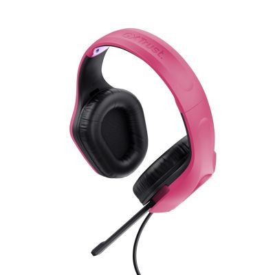 4. Trust GXT415P Zirox Headset – Pink 24992