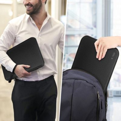 10. Tech-Protect Hartschalen-Laptoptasche 13-14 Zoll – Schwarz