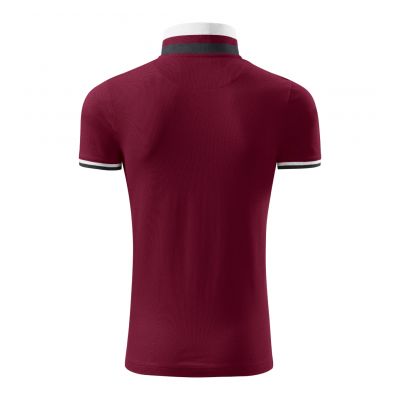 2. Malfini Collar Up M MLI-25686 Granatrotes Poloshirt