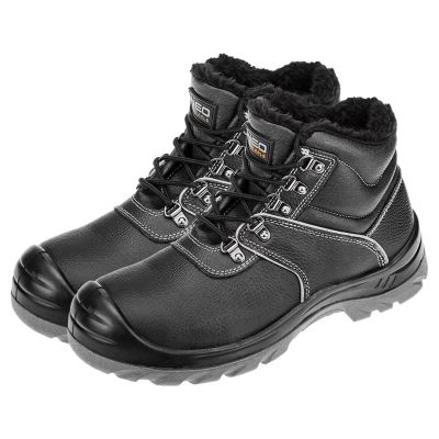 Isolierte Arbeitsstiefel S3 SRC, Stahlkappe und Durchtrittschutz, Größe 46